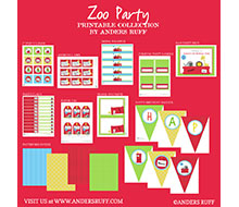 Dear Zoo Animals Birthday Party Printable Collection